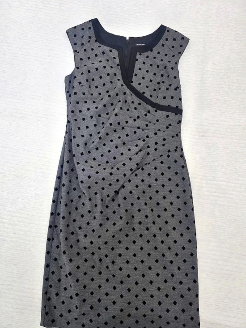 Le Chateau patterned sheath dress